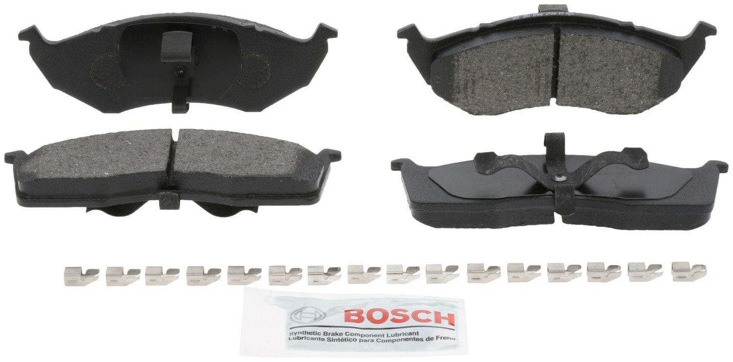 Front View of Front Disc Brake Pad Set BOSCH BE591H