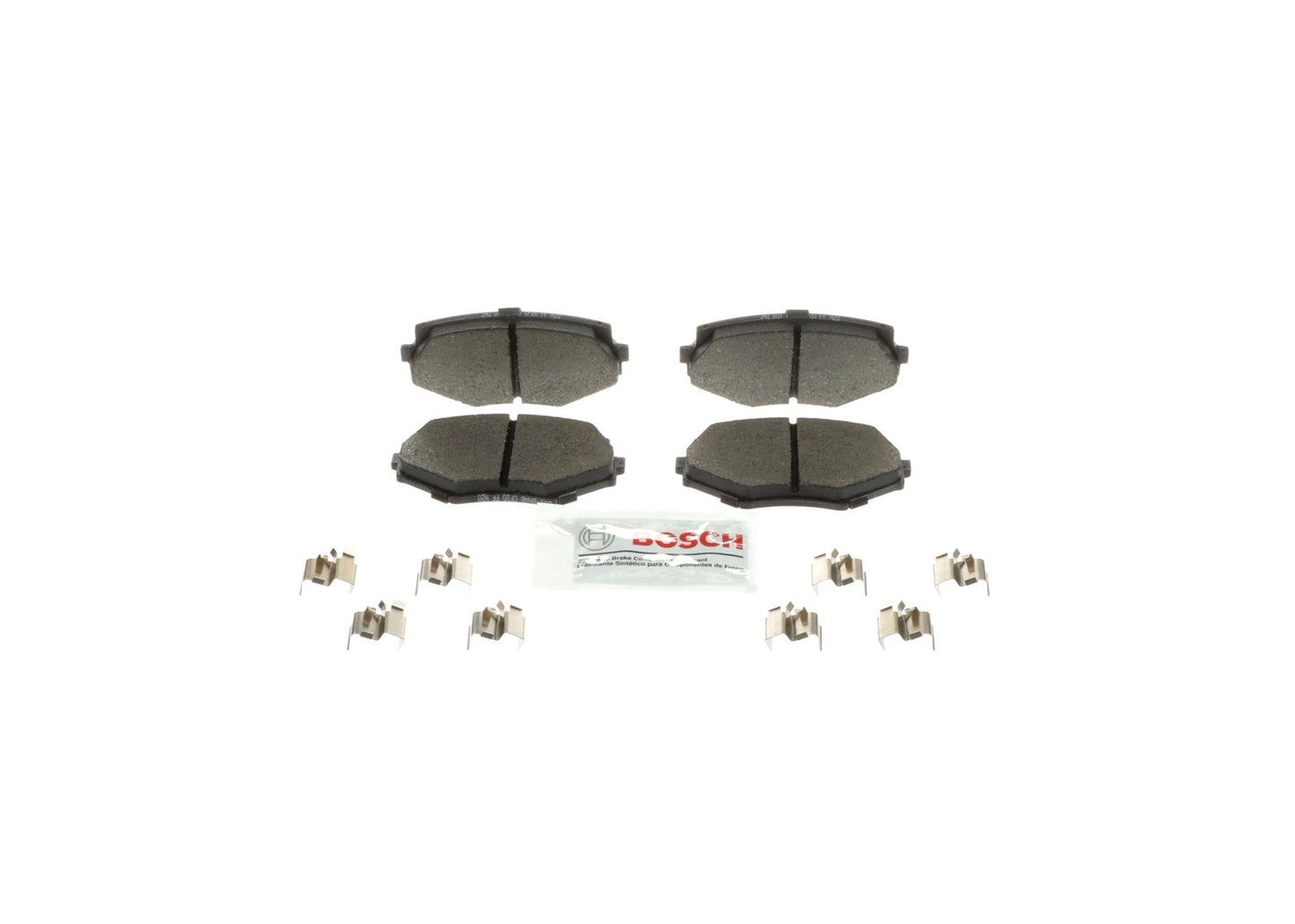 Front View of Front Disc Brake Pad Set BOSCH BE635H