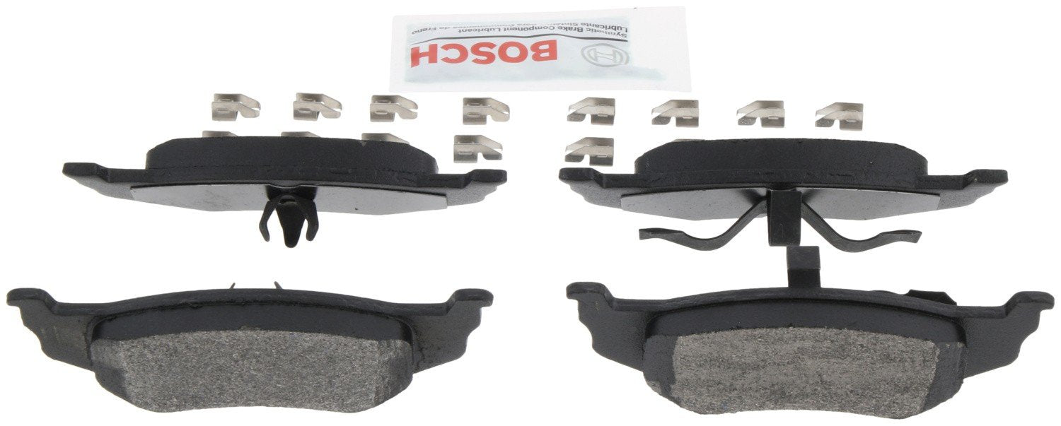 Back View of Rear Disc Brake Pad Set BOSCH BE658H