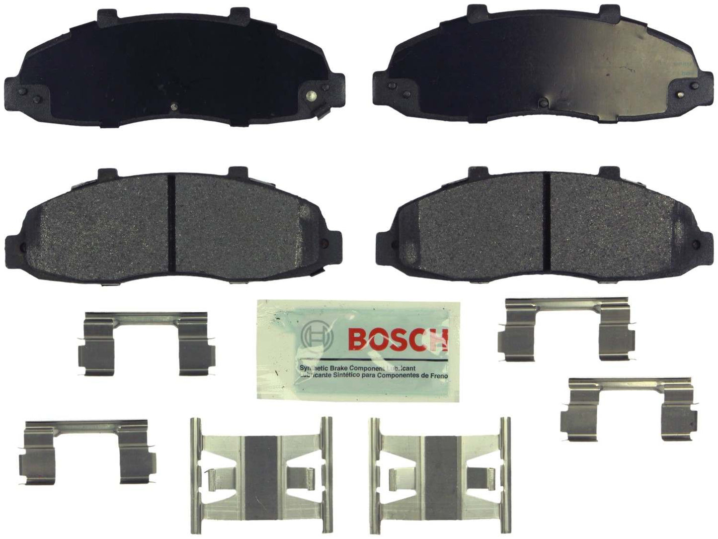 Front View of Front Disc Brake Pad Set BOSCH BE679H