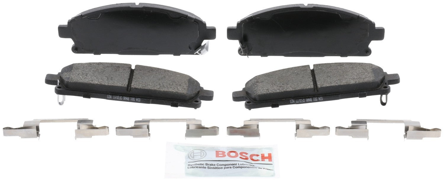 Front View of Front Disc Brake Pad Set BOSCH BE691H