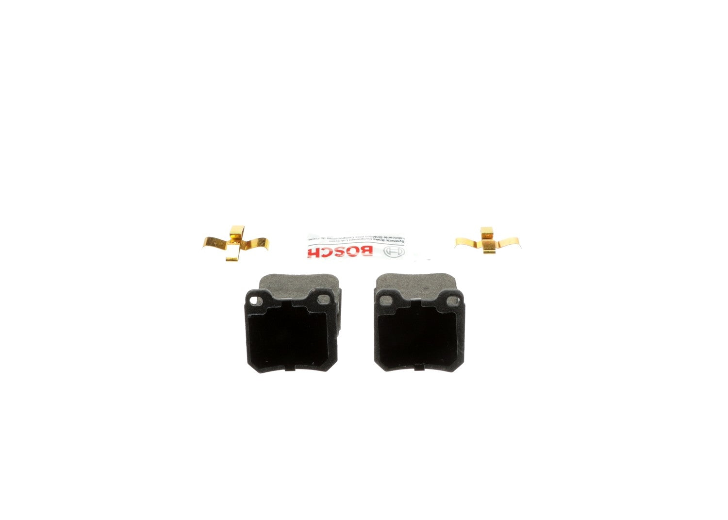 Back View of Rear Disc Brake Pad Set BOSCH BE709H