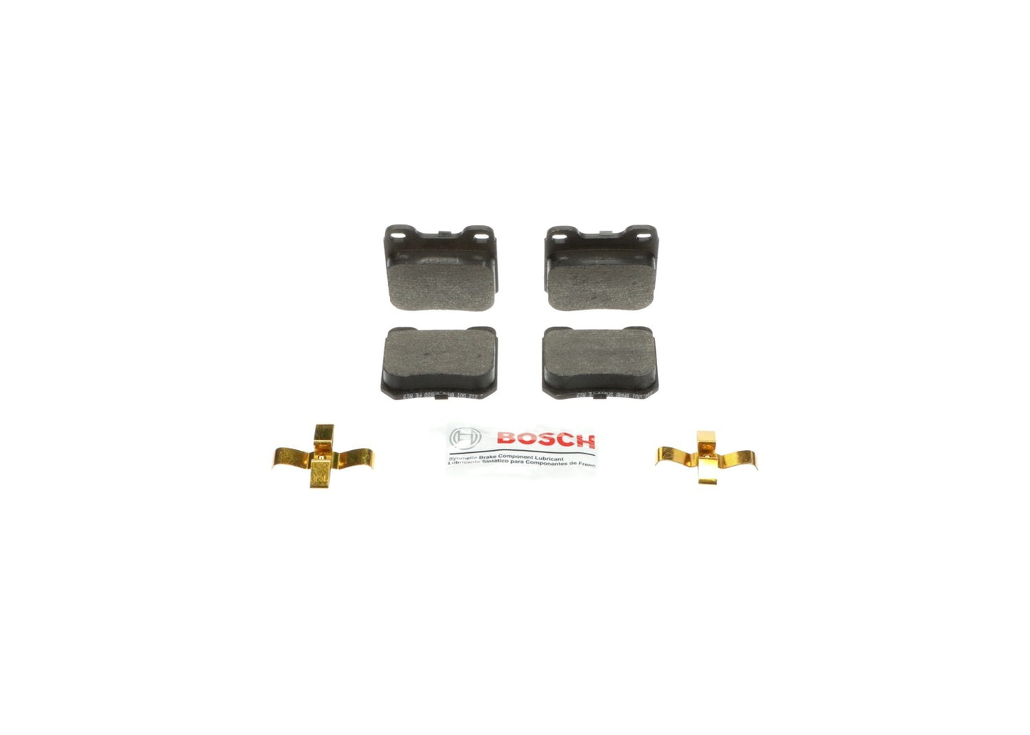 Front View of Rear Disc Brake Pad Set BOSCH BE709H