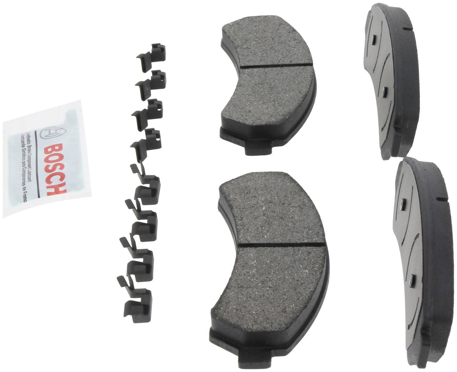 Left View of Front Disc Brake Pad Set BOSCH BE726H