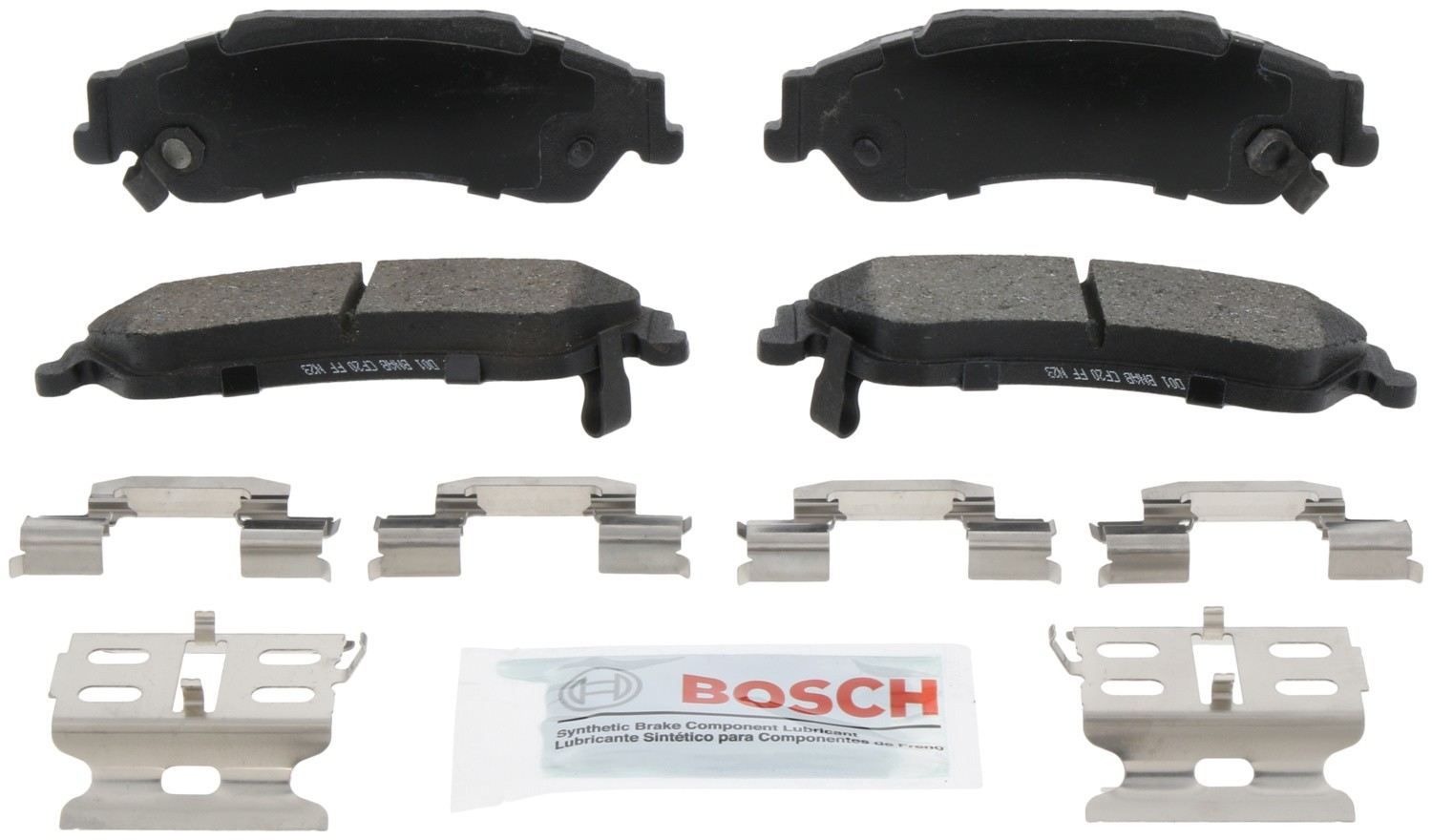 Front View of Rear Disc Brake Pad Set BOSCH BE729H