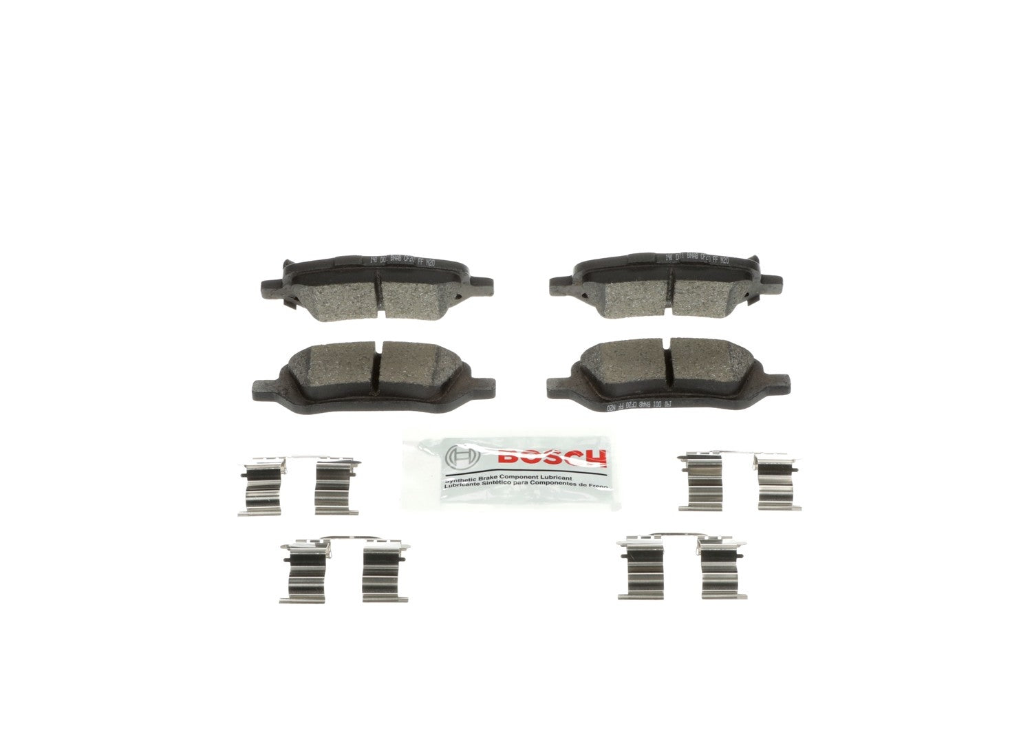 Front View of Rear Disc Brake Pad Set BOSCH BE823H