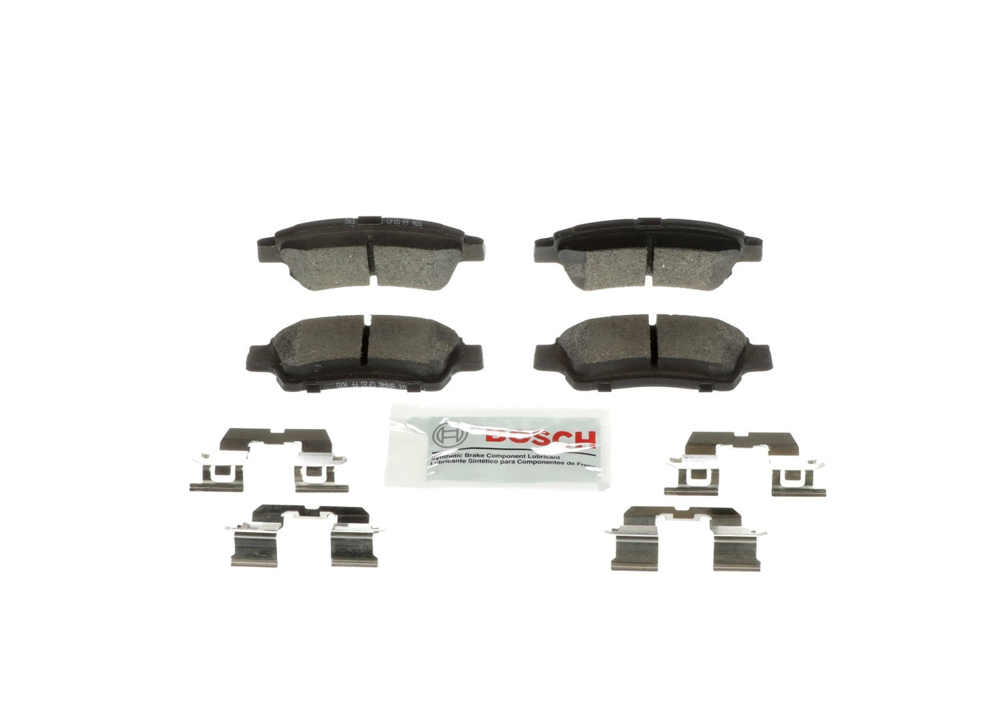 Front View of Front Disc Brake Pad Set BOSCH BE831H