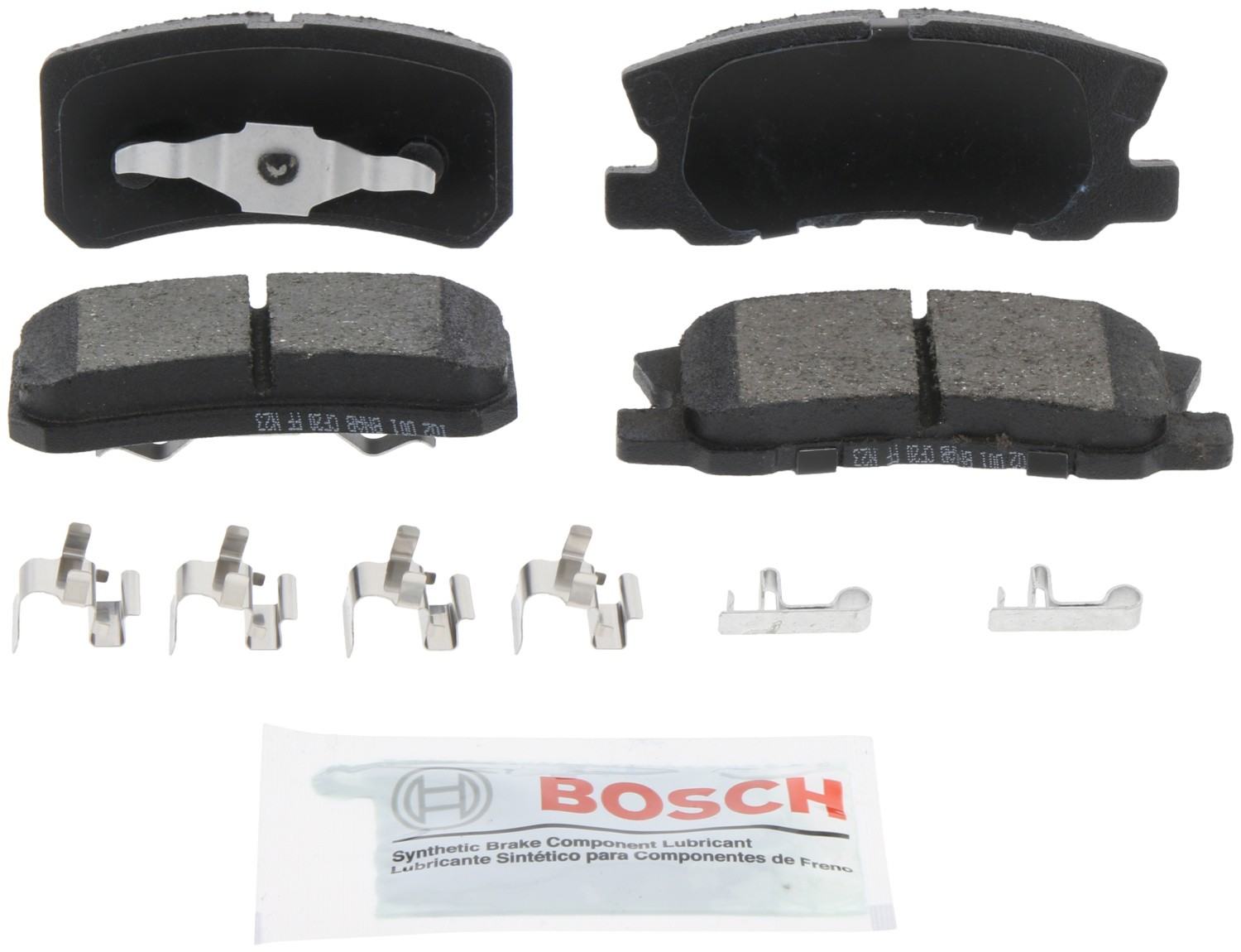 Front View of Rear Disc Brake Pad Set BOSCH BE868H