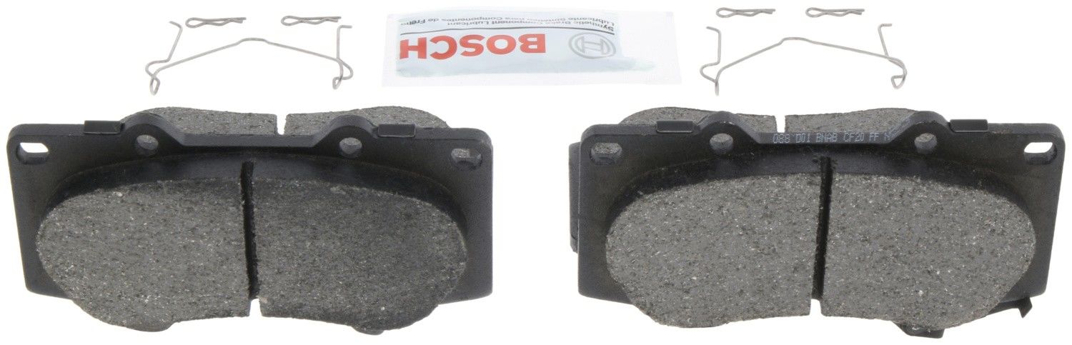 Back View of Front Disc Brake Pad Set BOSCH BE976H