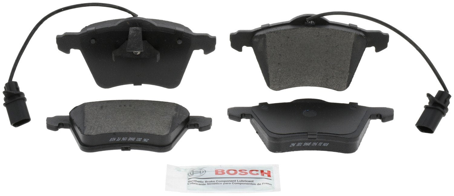 Front View of Front Disc Brake Pad Set BOSCH BE982