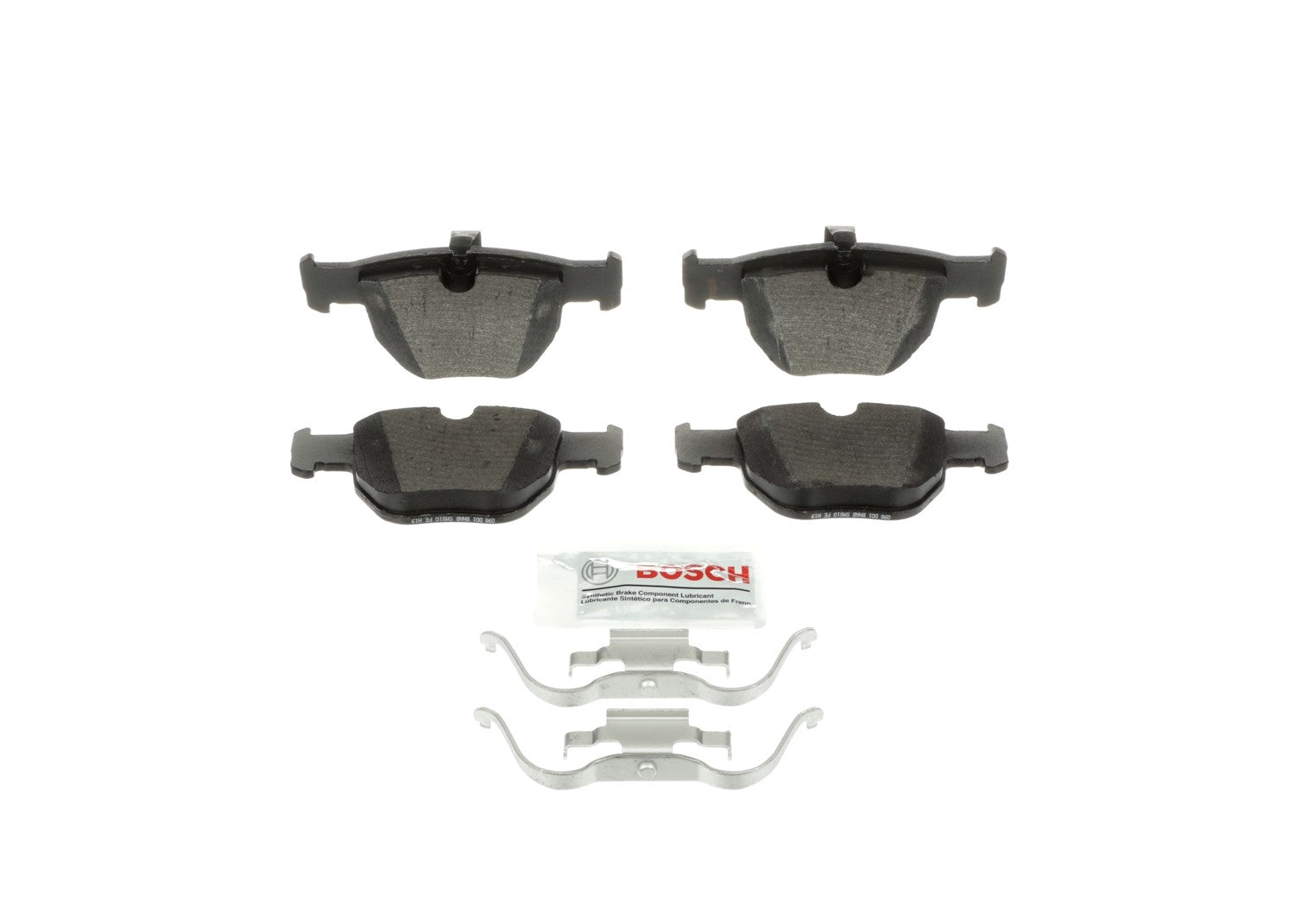 Front View of Front Disc Brake Pad Set BOSCH BE992H