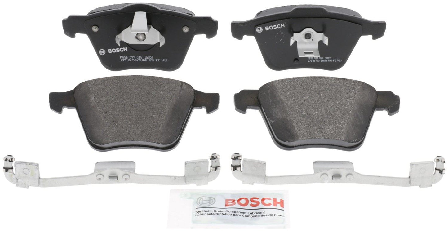 Front View of Front Disc Brake Pad Set BOSCH BP1003