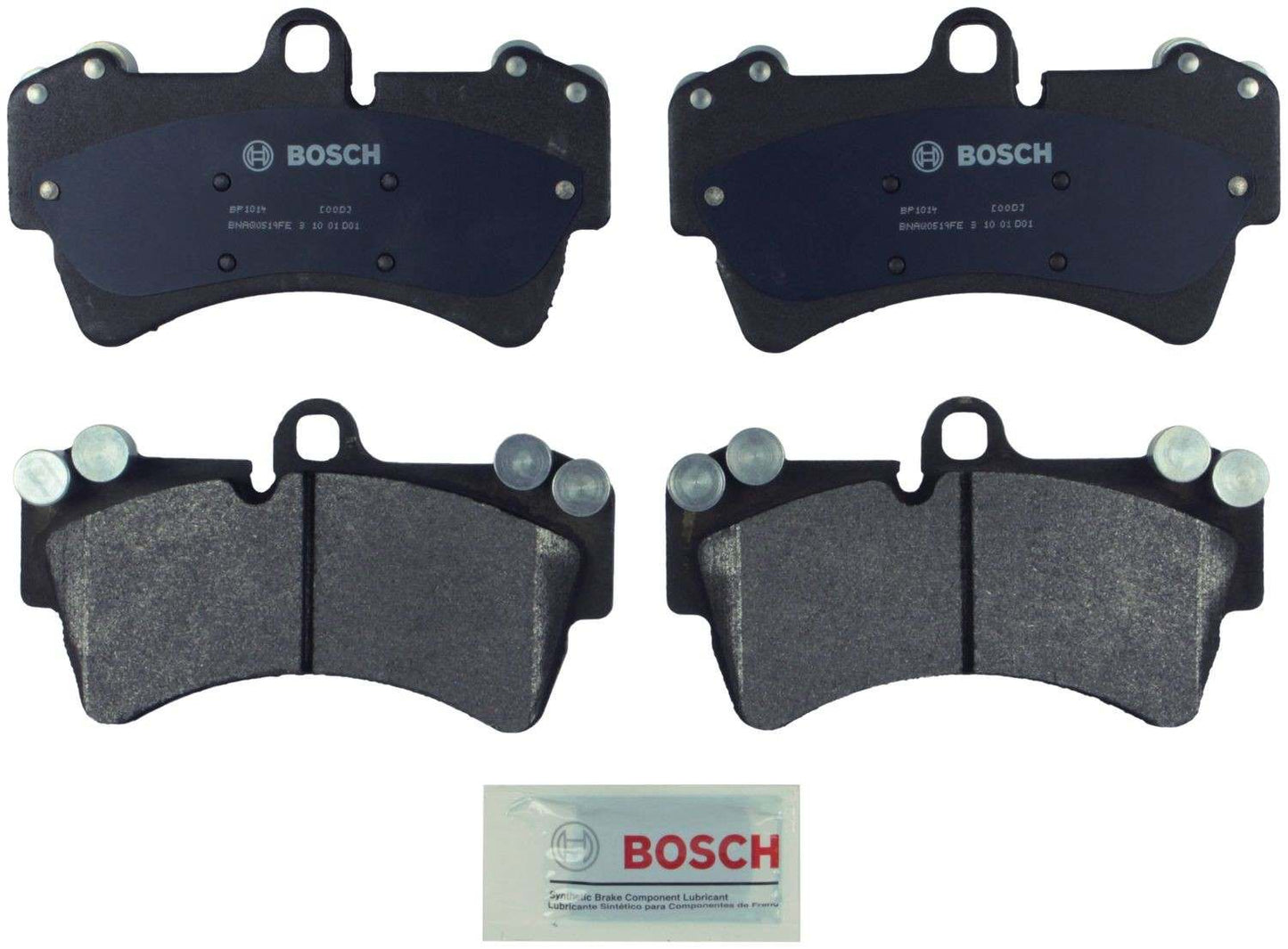 Front View of Front Disc Brake Pad Set BOSCH BP1014