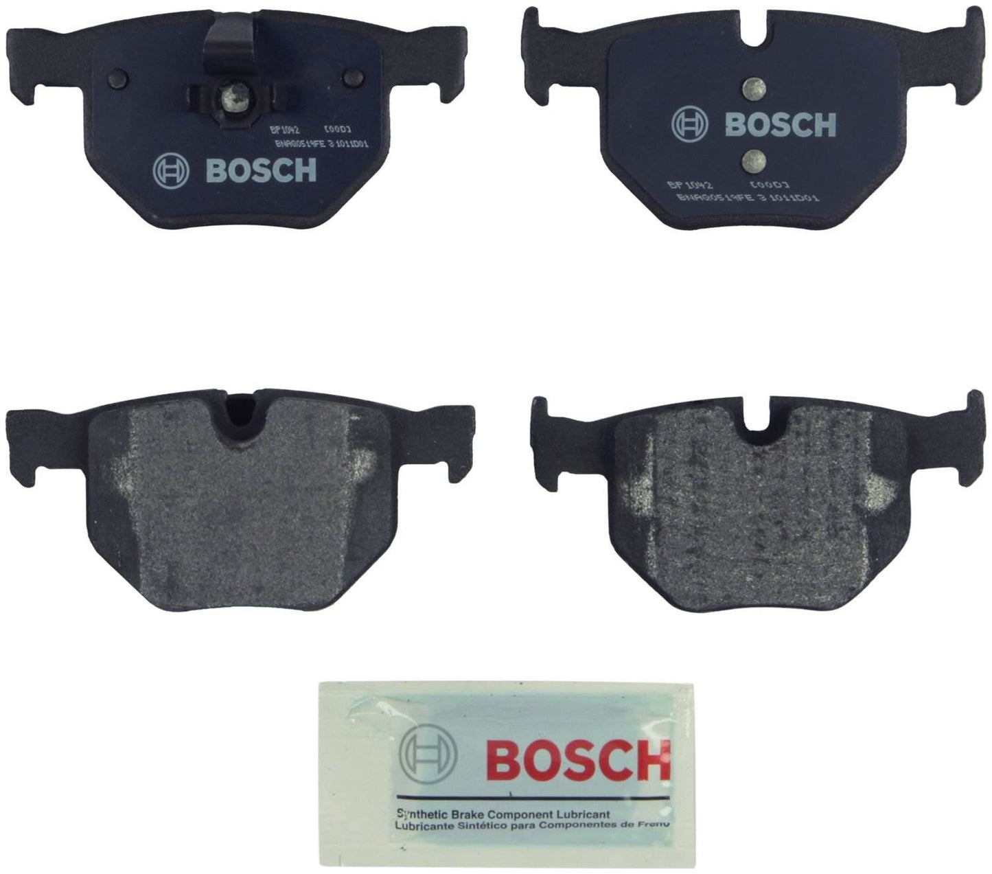 Top View of Rear Disc Brake Pad Set BOSCH BP1042