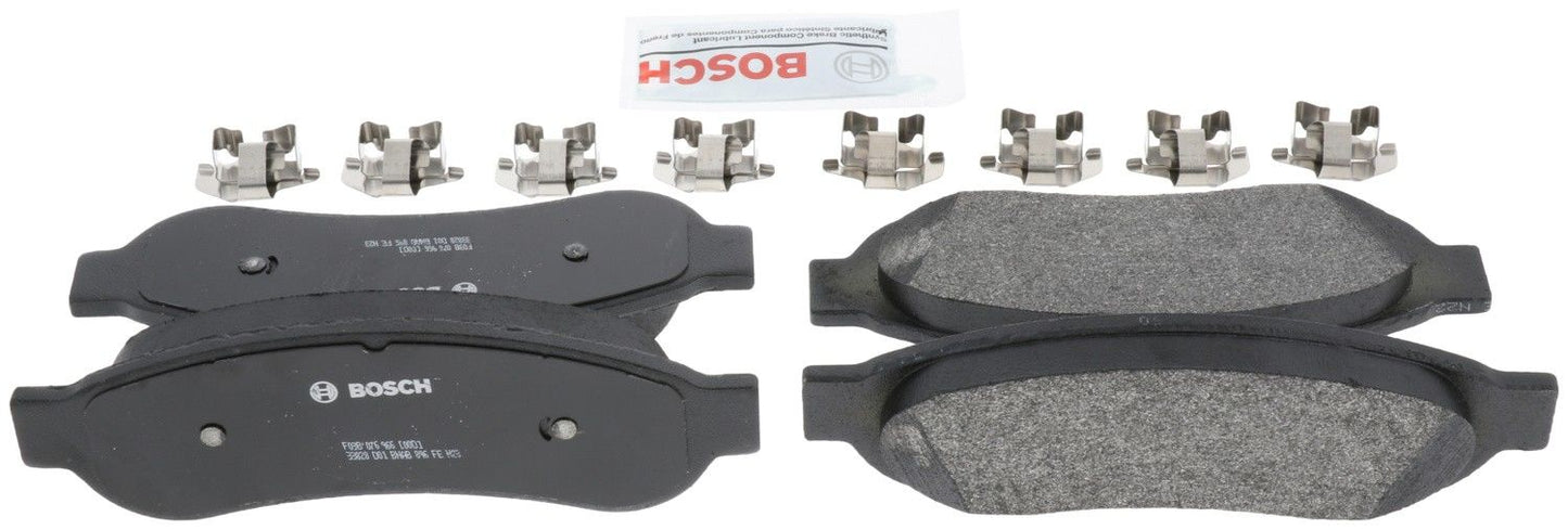 Back View of Rear Disc Brake Pad Set BOSCH BP1067