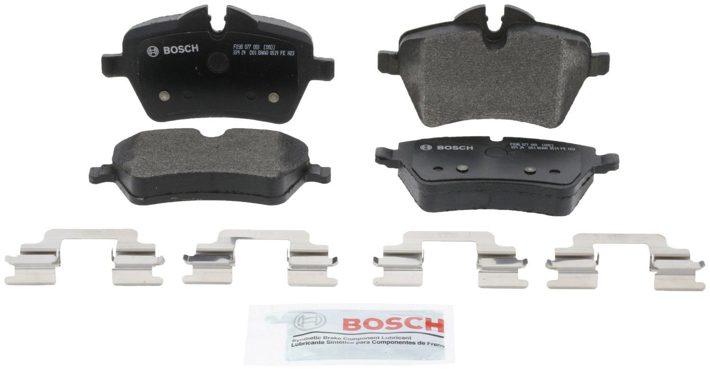 Front View of Front Disc Brake Pad Set BOSCH BP1204