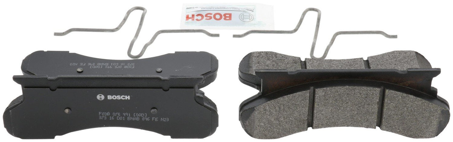 Back View of Front Disc Brake Pad Set BOSCH BP120