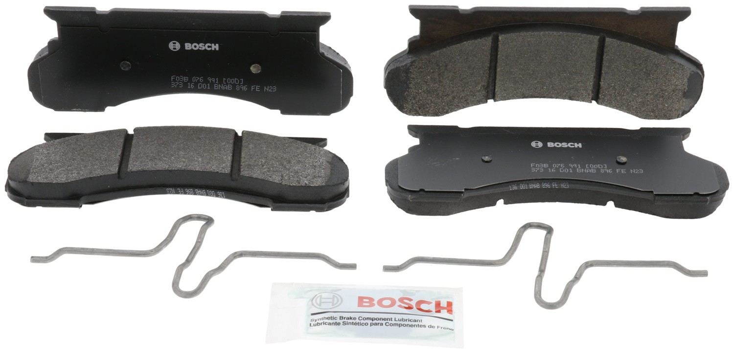 Front View of Front Disc Brake Pad Set BOSCH BP120