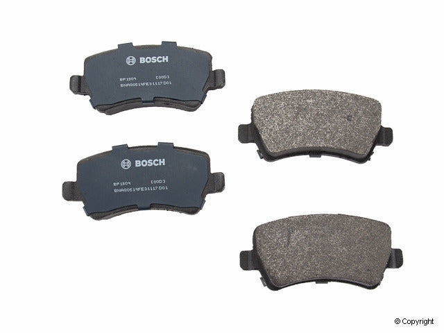 Top View of Rear Disc Brake Pad Set BOSCH BP1307