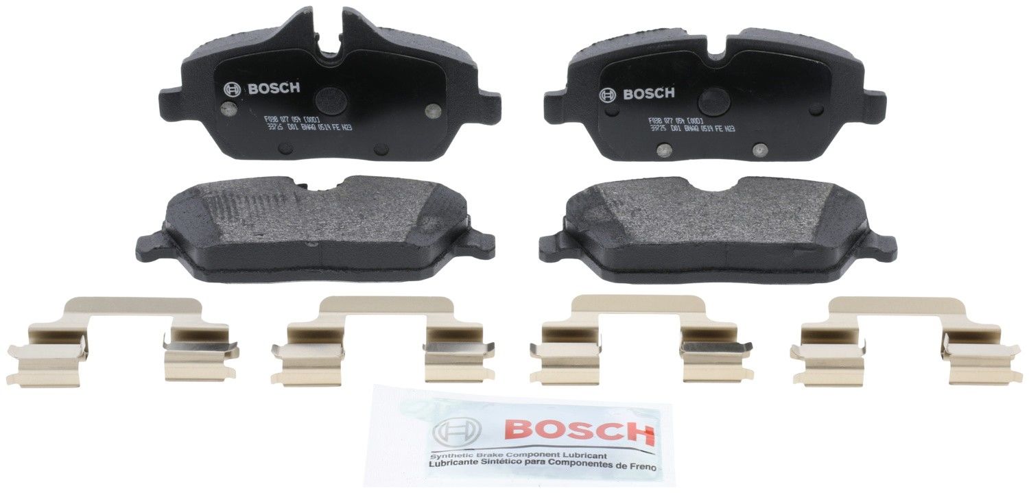 Front View of Front Disc Brake Pad Set BOSCH BP1308