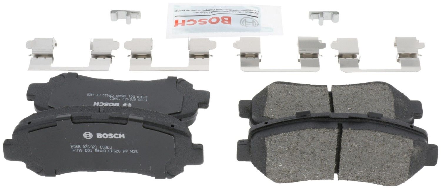 Back View of Front Disc Brake Pad Set BOSCH BP1338