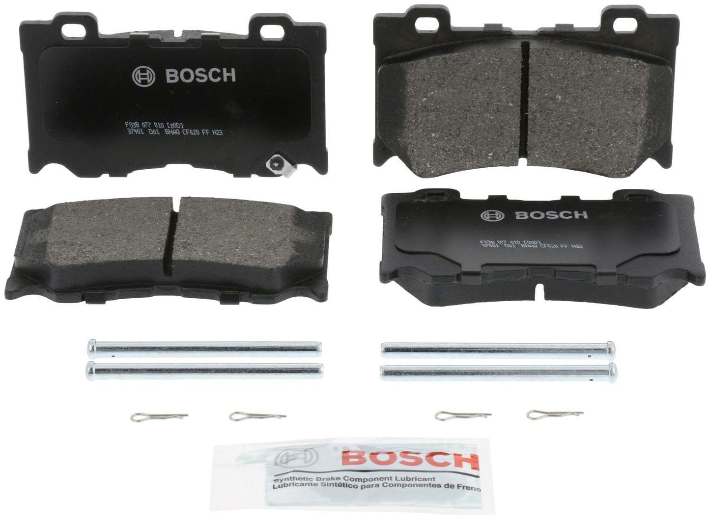 Front View of Front Disc Brake Pad Set BOSCH BP1346