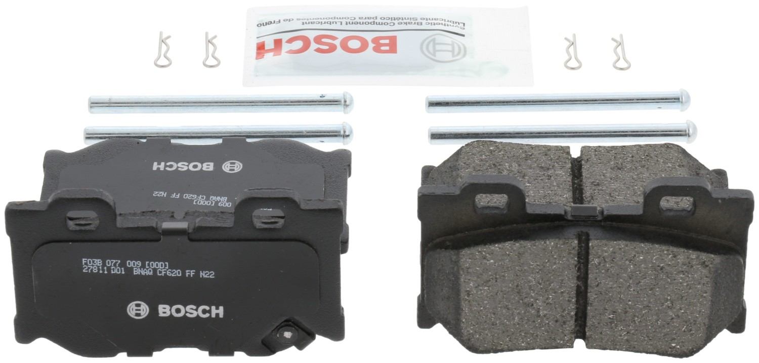 Back View of Rear Disc Brake Pad Set BOSCH BP1347