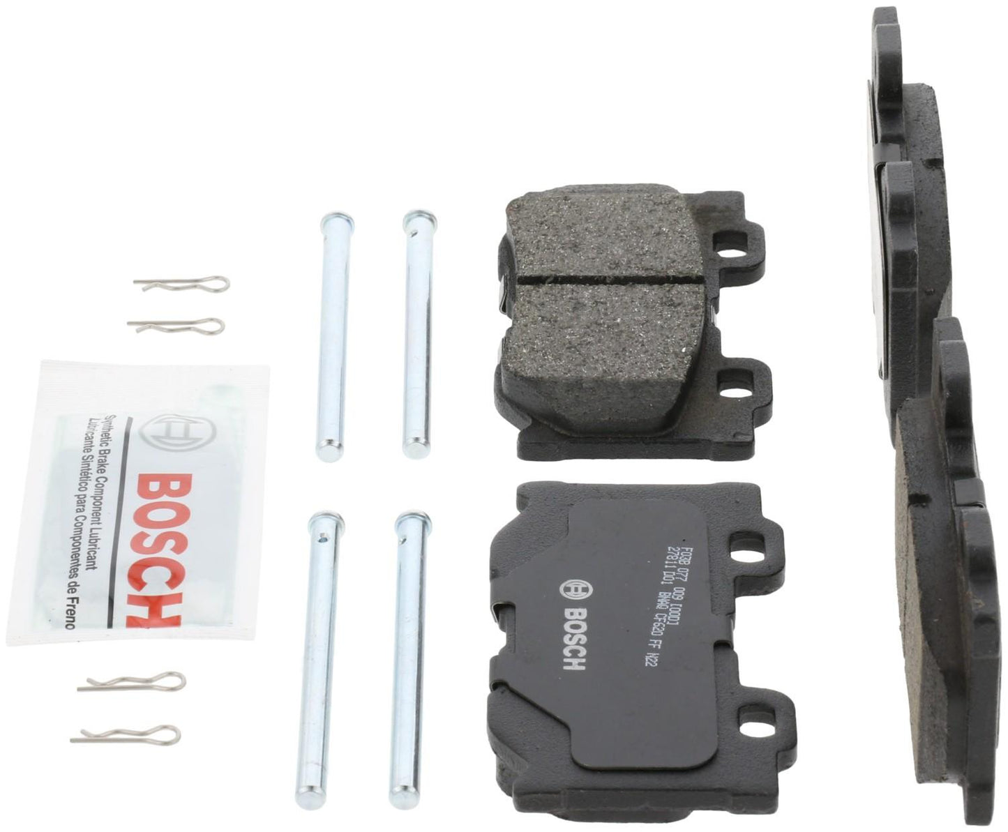 Left View of Rear Disc Brake Pad Set BOSCH BP1347