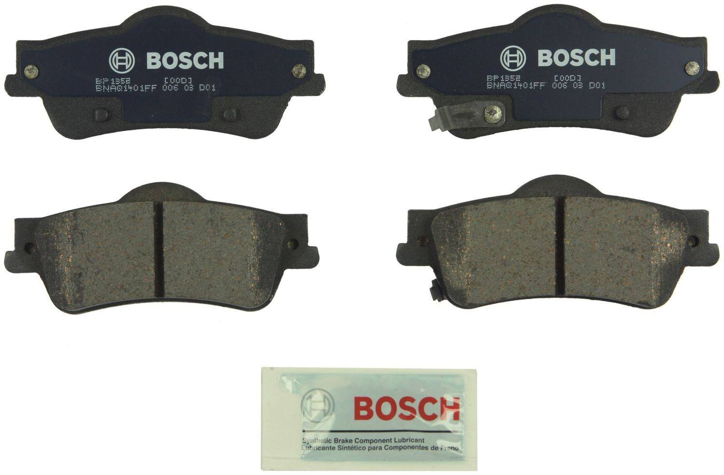 Front View of Rear Disc Brake Pad Set BOSCH BP1352