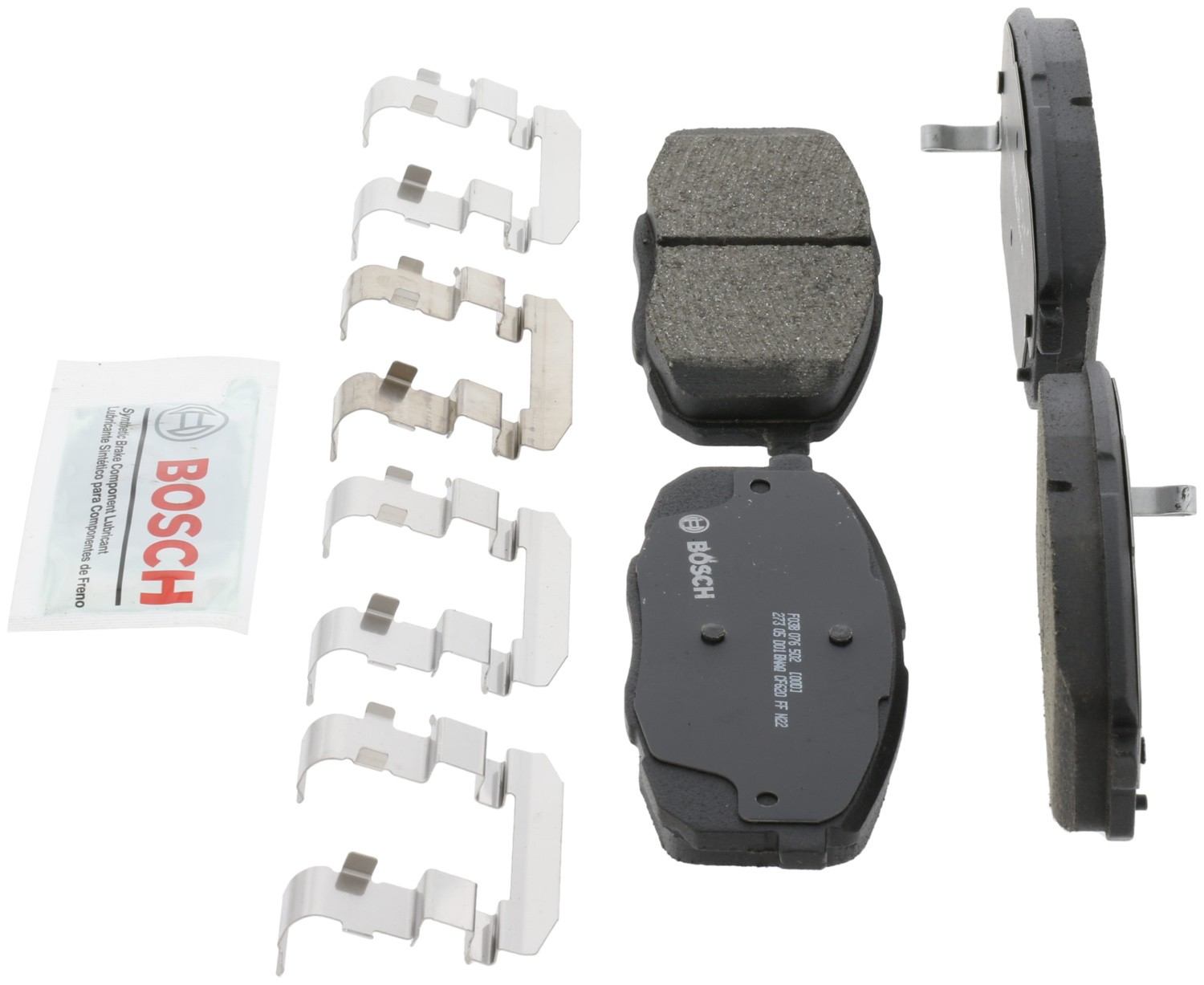 Left View of Front Disc Brake Pad Set BOSCH BP1397