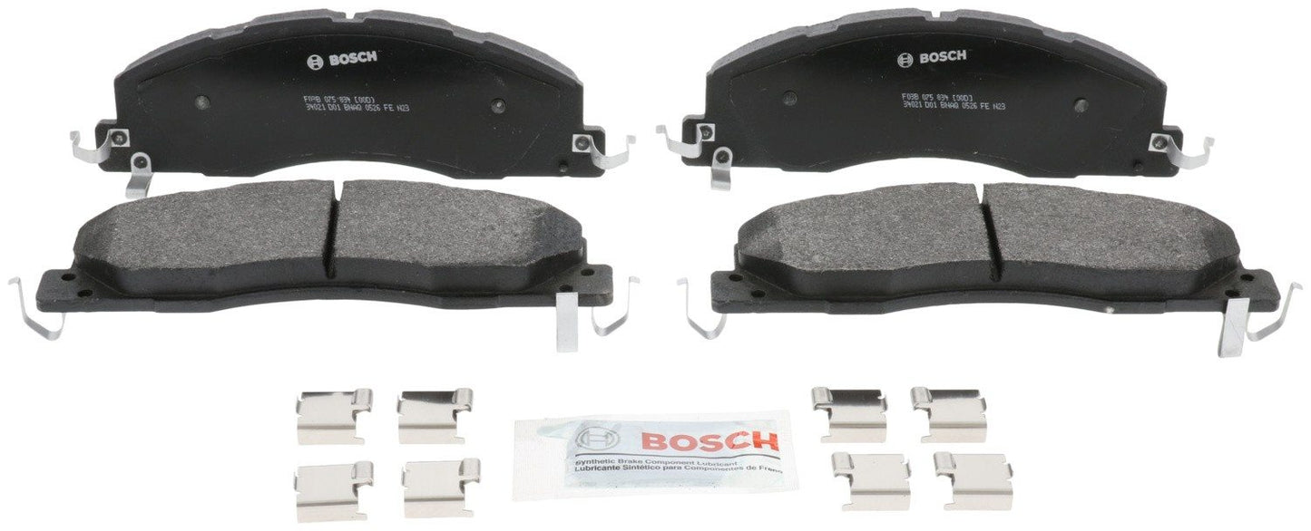 Front View of Front Disc Brake Pad Set BOSCH BP1399