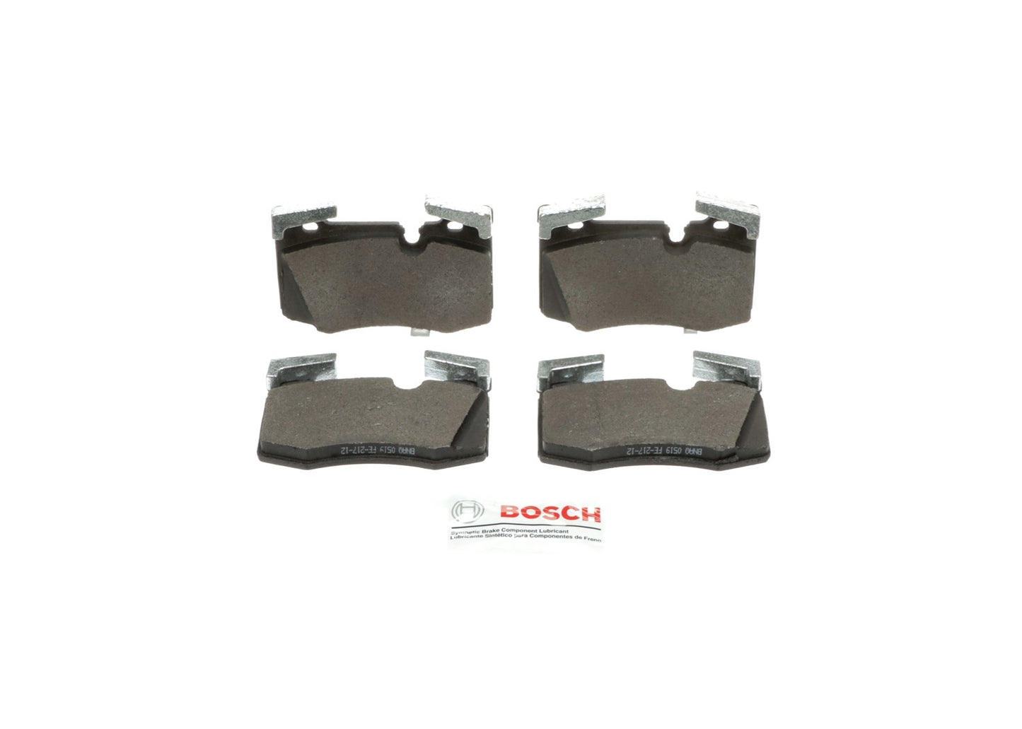 Front View of Front Disc Brake Pad Set BOSCH BP1403