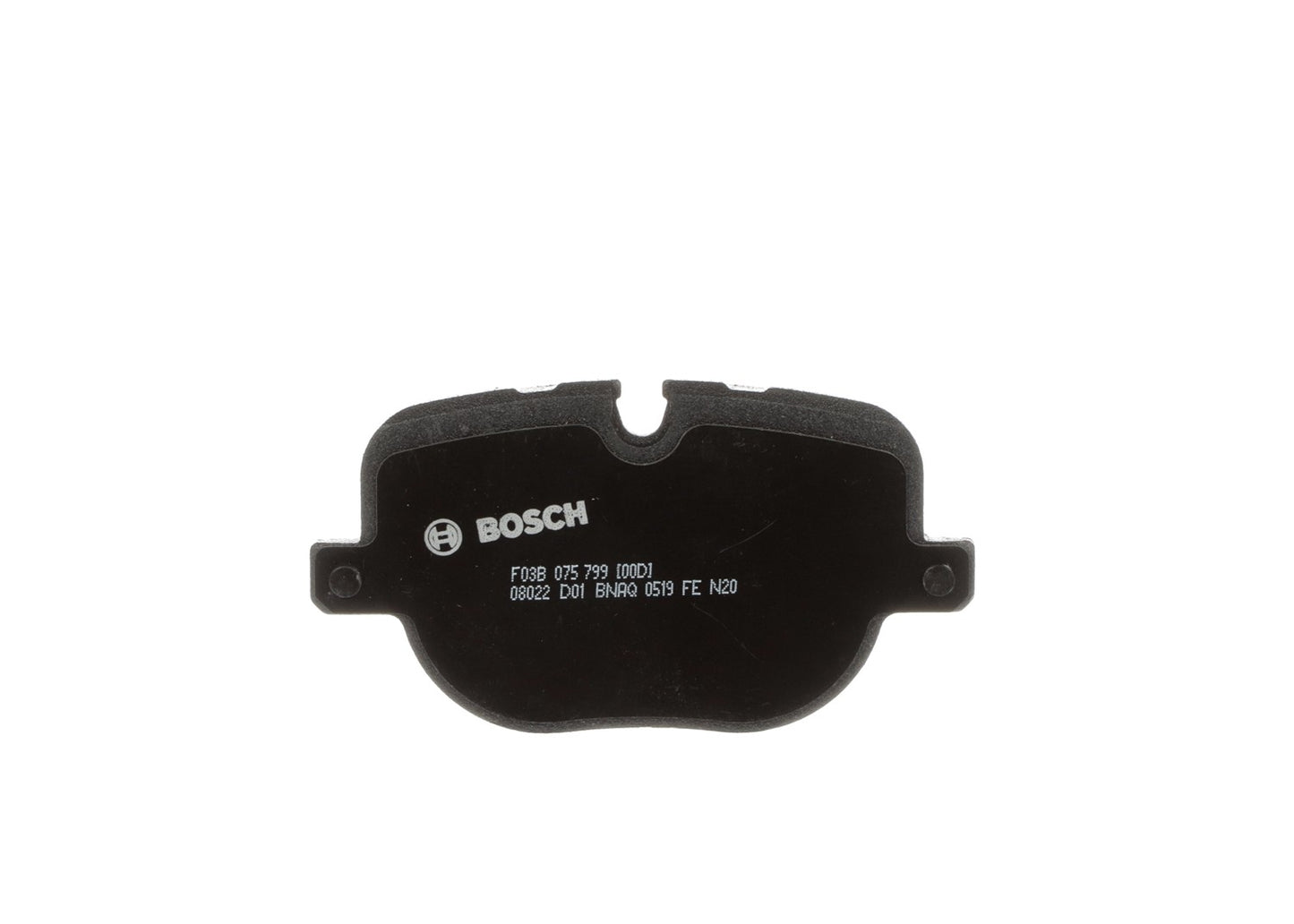 Bottom View of Rear Disc Brake Pad Set BOSCH BP1427