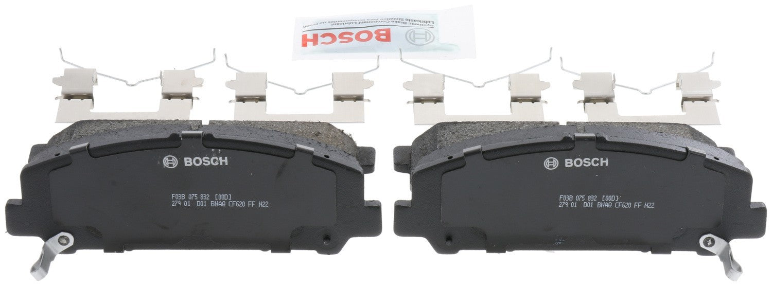 Back View of Front Disc Brake Pad Set BOSCH BP1509