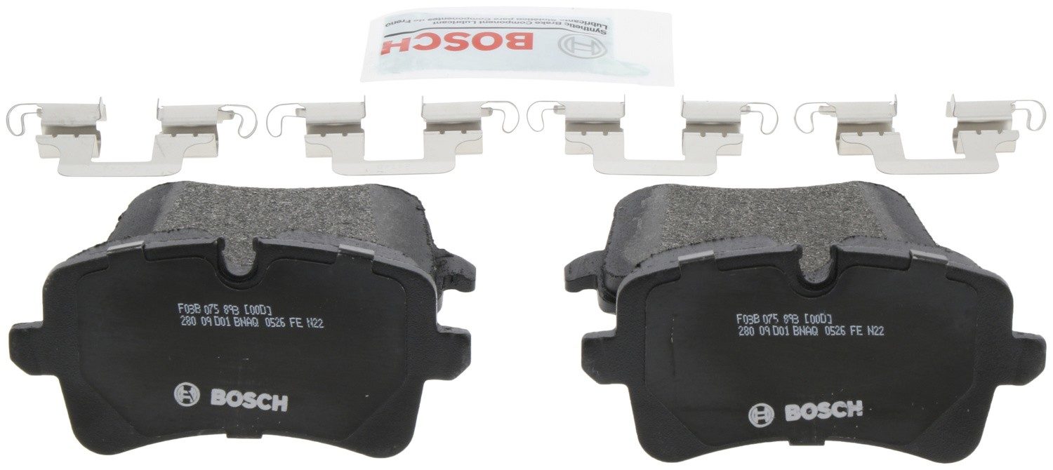 Back View of Rear Disc Brake Pad Set BOSCH BP1547