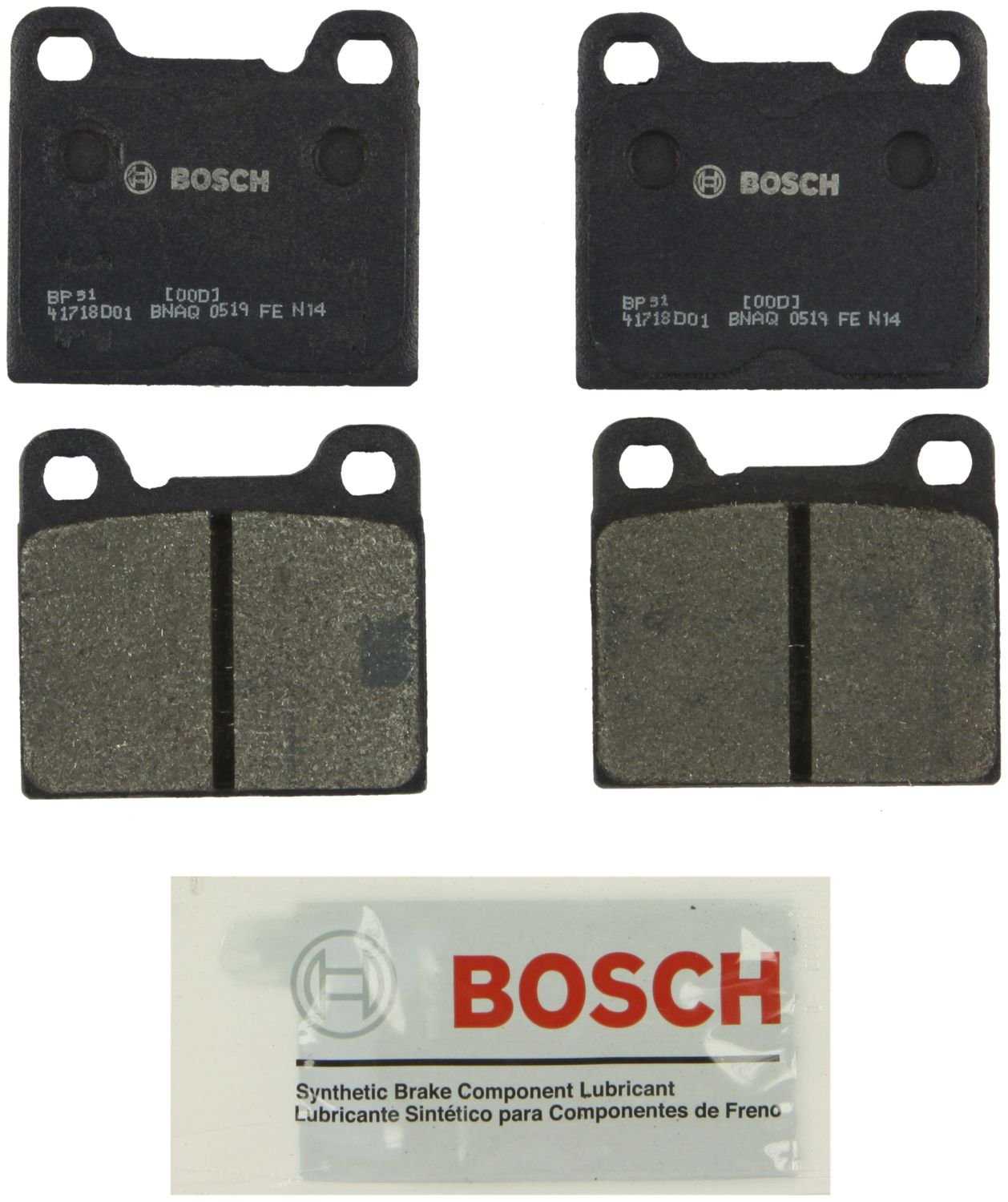 Top View of Front Disc Brake Pad Set BOSCH BP31