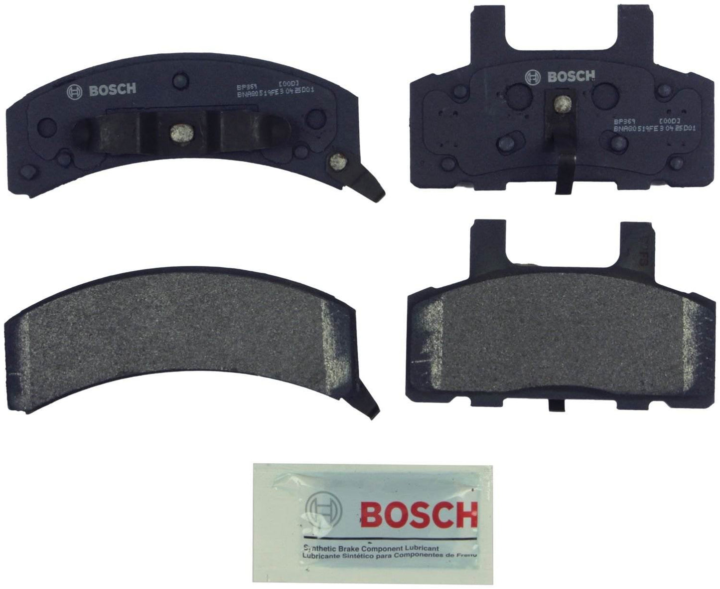 Top View of Front Disc Brake Pad Set BOSCH BP369