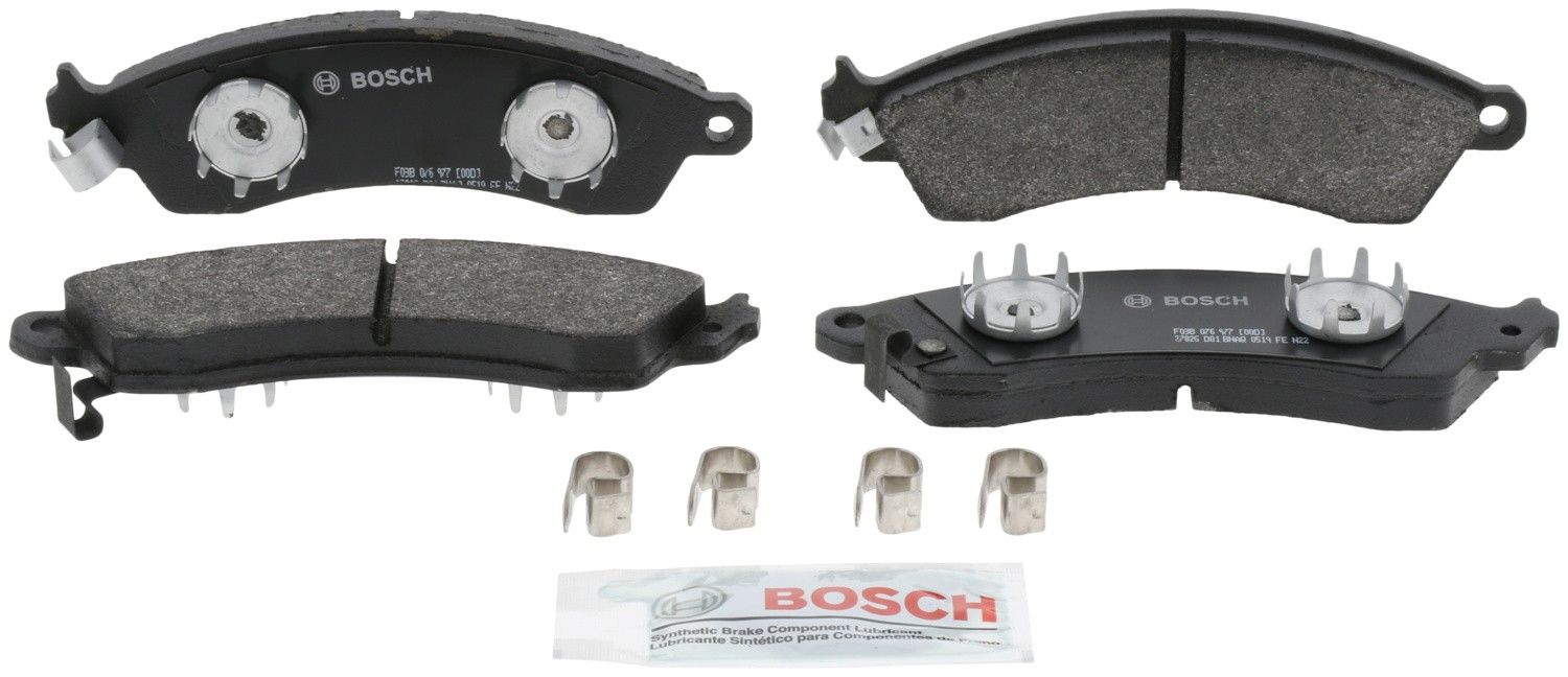 Front View of Front Disc Brake Pad Set BOSCH BP412