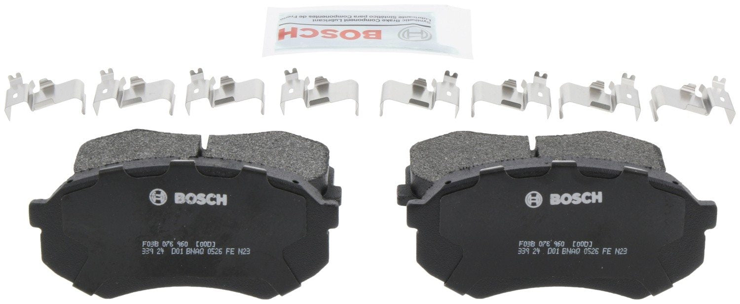 Back View of Front Disc Brake Pad Set BOSCH BP433