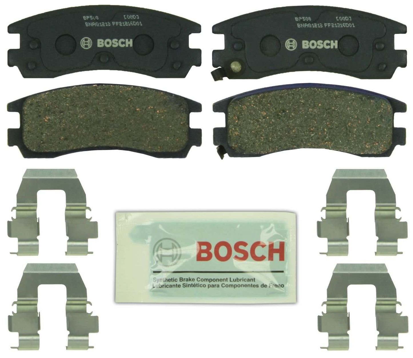 Top View of Rear Disc Brake Pad Set BOSCH BP508