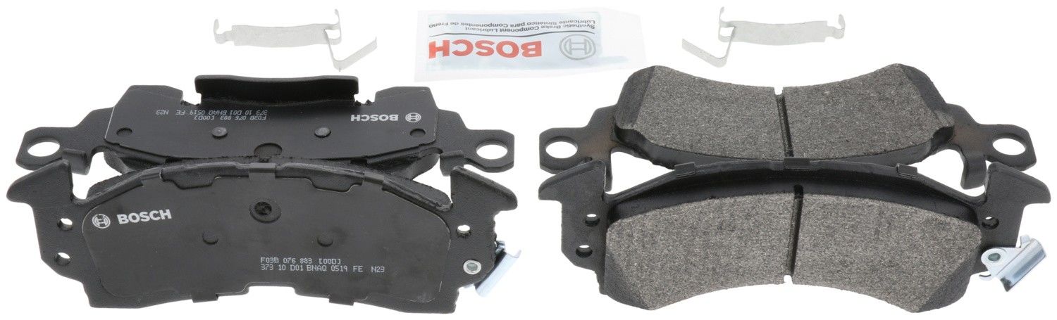 Back View of Front Disc Brake Pad Set BOSCH BP52S