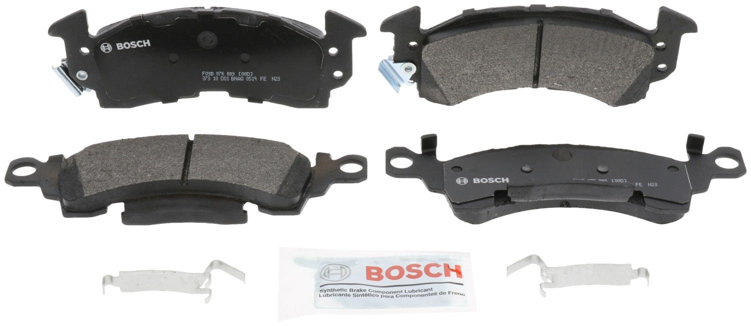 Front View of Front Disc Brake Pad Set BOSCH BP52S