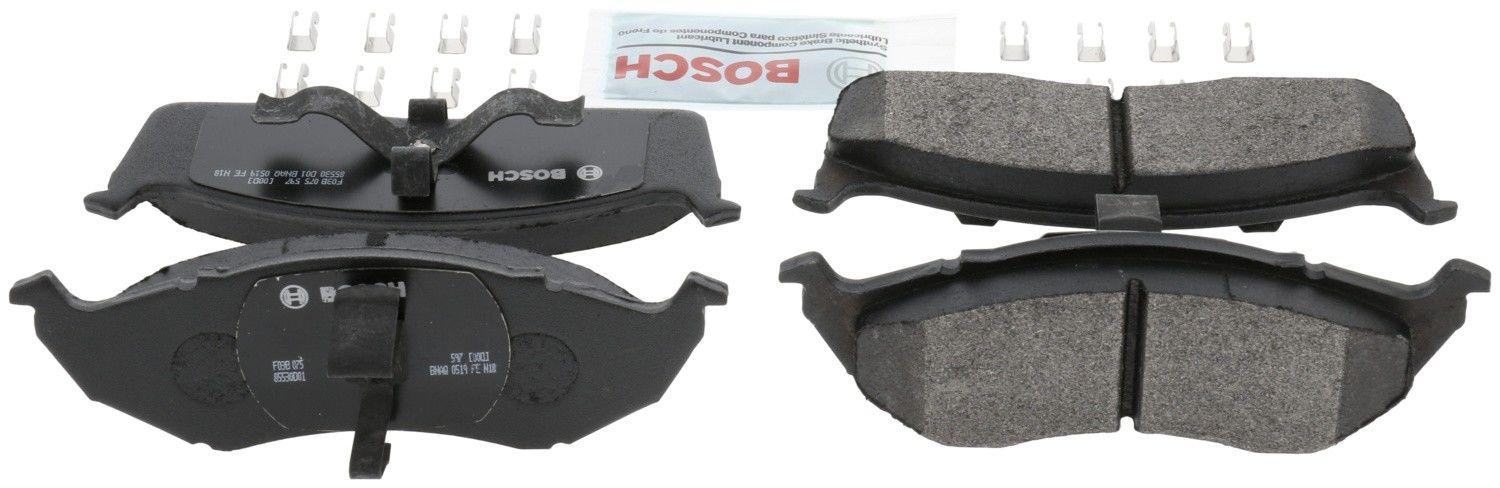 Back View of Front Disc Brake Pad Set BOSCH BP591