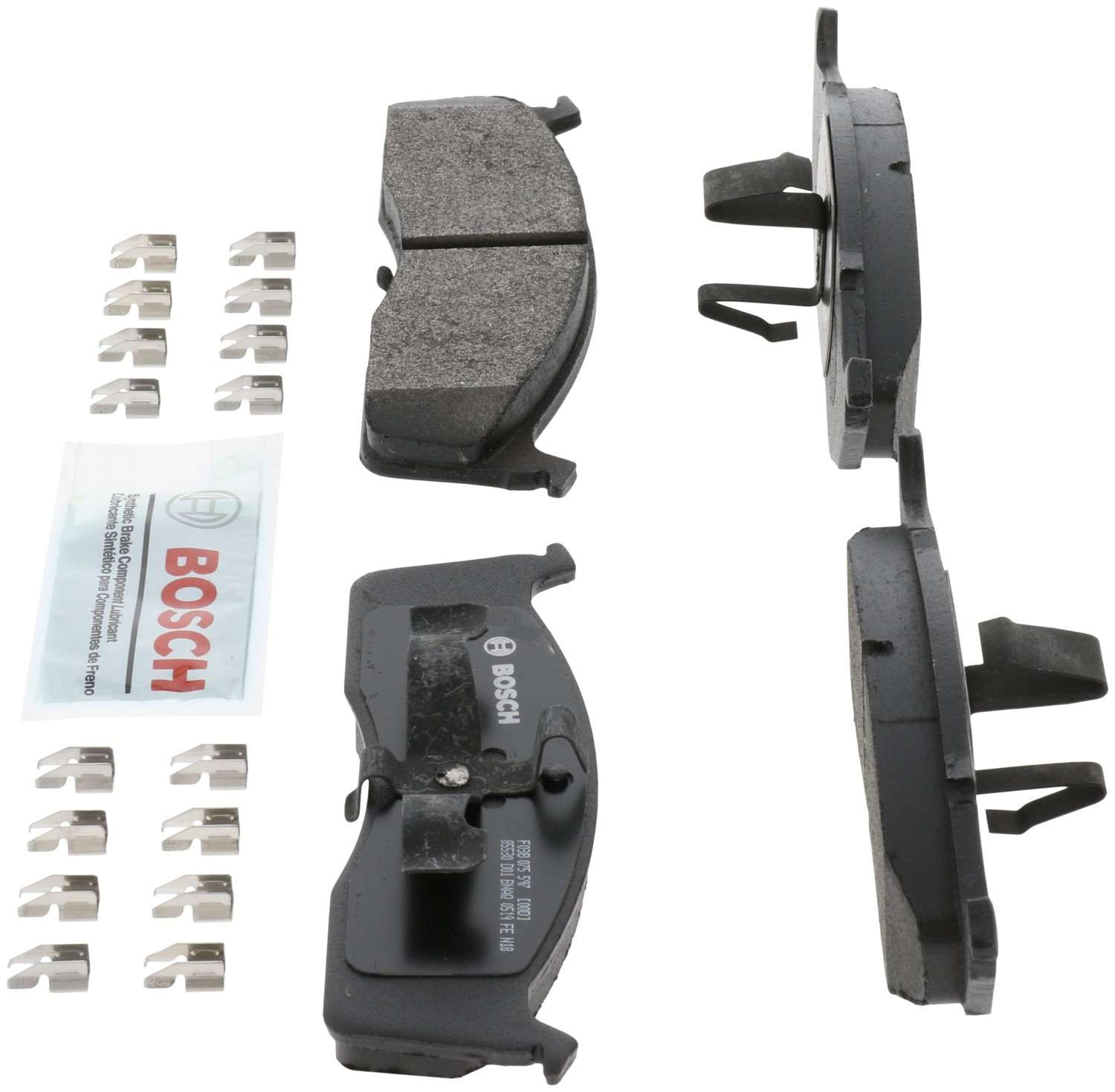 Left View of Front Disc Brake Pad Set BOSCH BP591