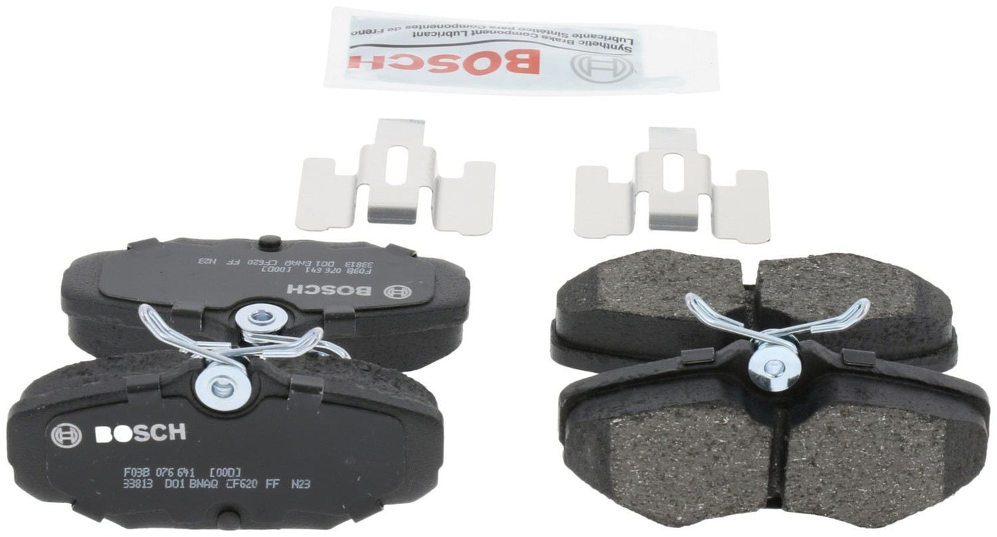 Back View of Rear Disc Brake Pad Set BOSCH BP610