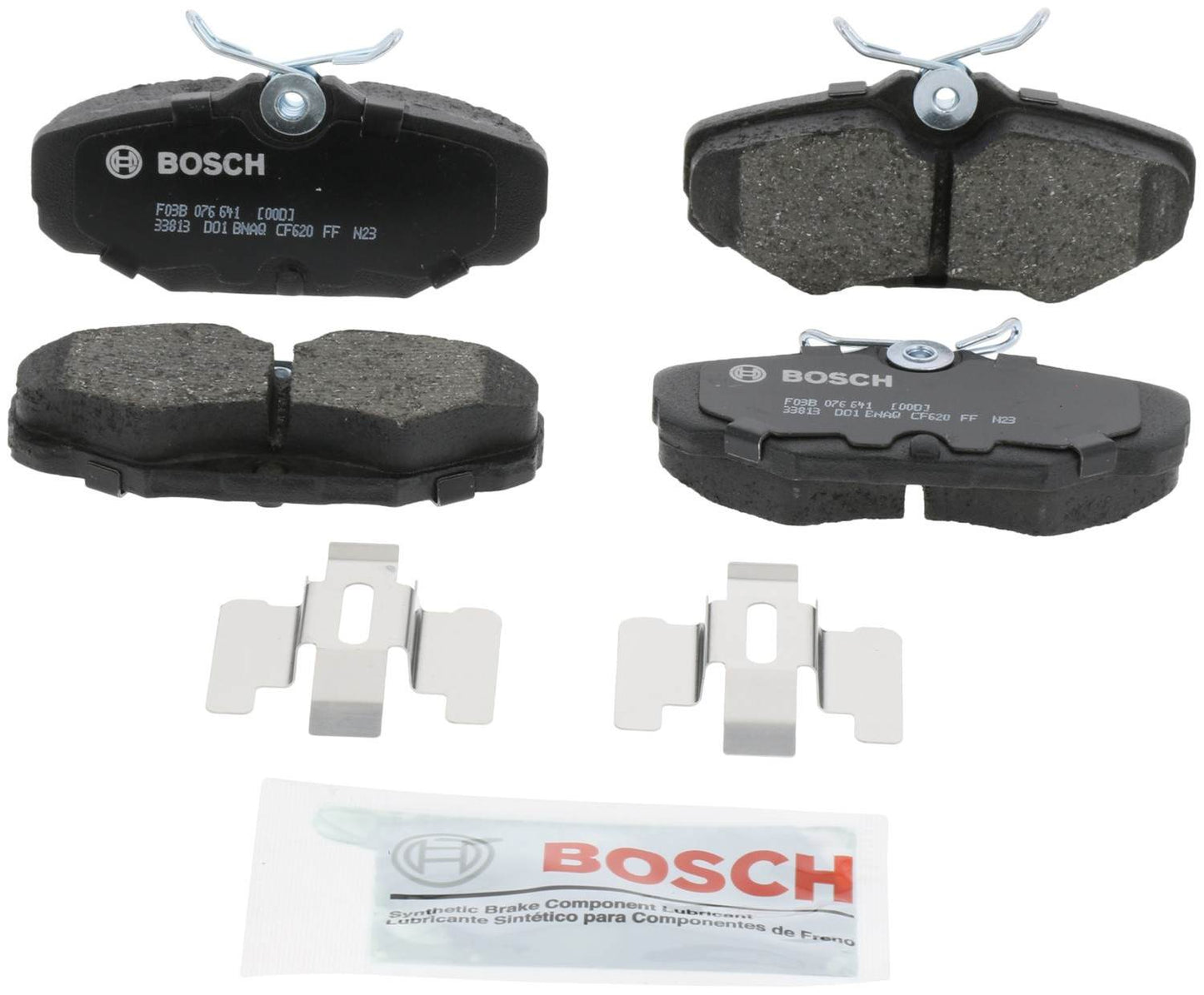 Front View of Rear Disc Brake Pad Set BOSCH BP610