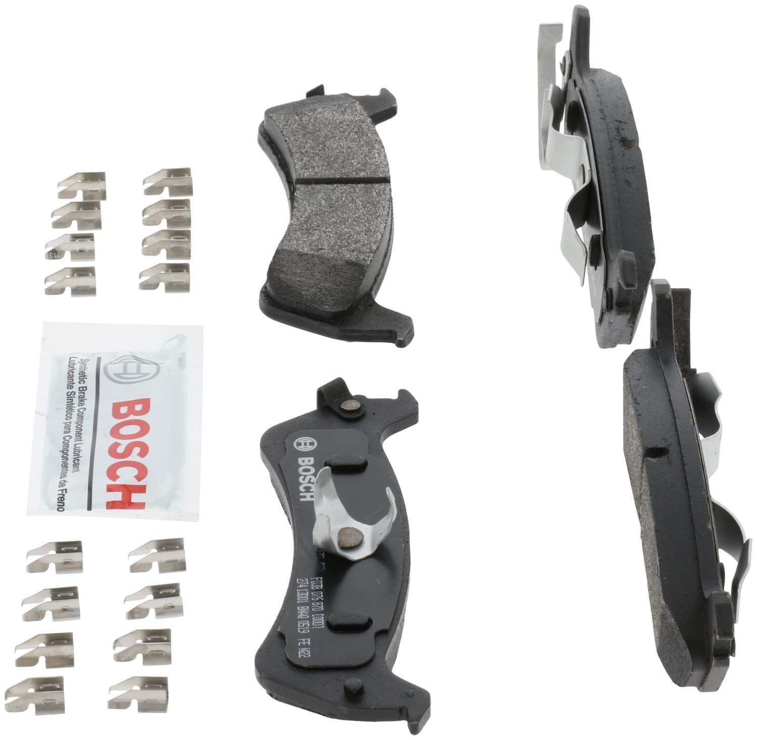 Left View of Rear Disc Brake Pad Set BOSCH BP666