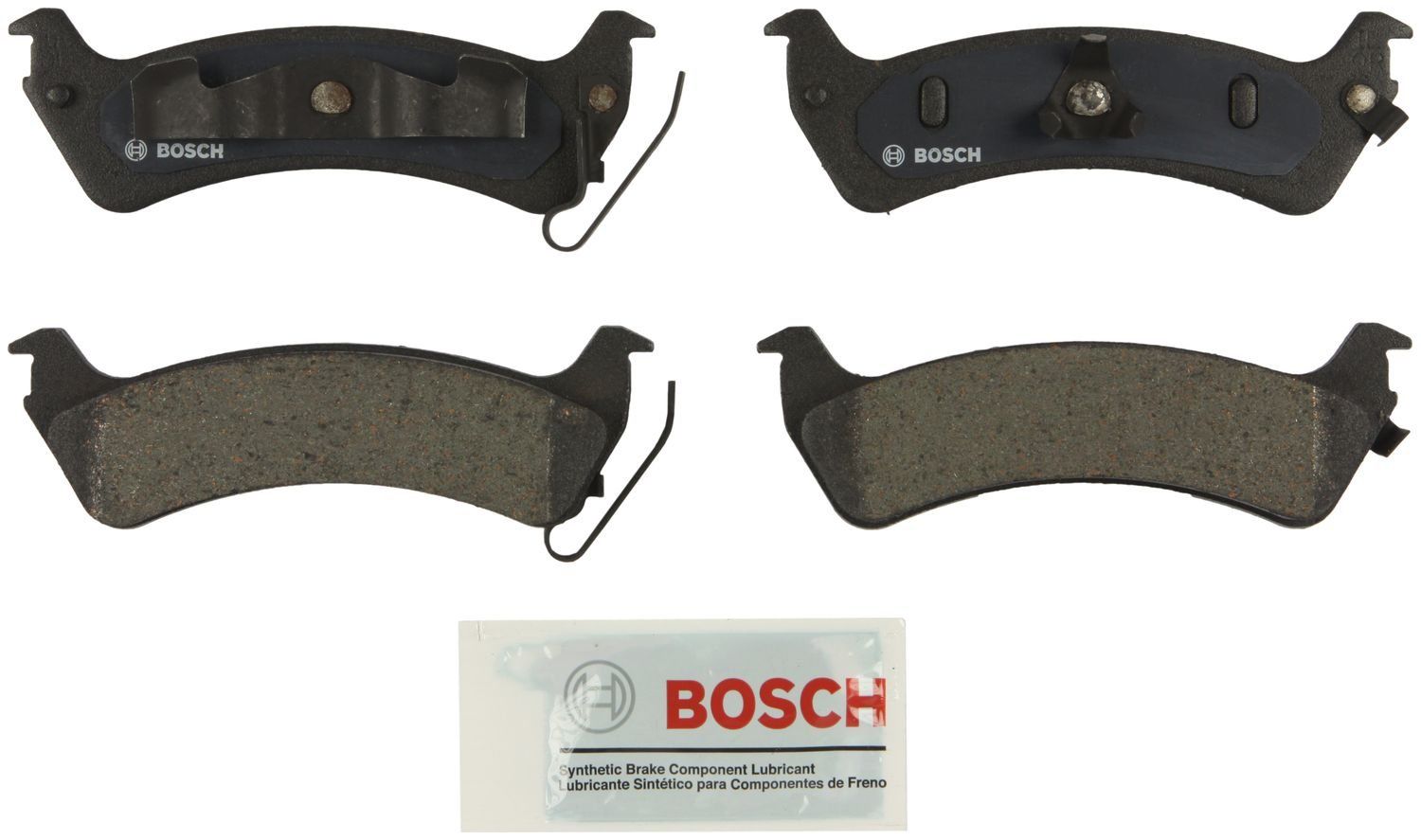 Top View of Rear Disc Brake Pad Set BOSCH BP666