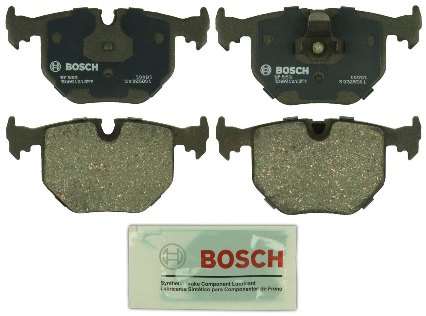 Top View of Rear Disc Brake Pad Set BOSCH BP683