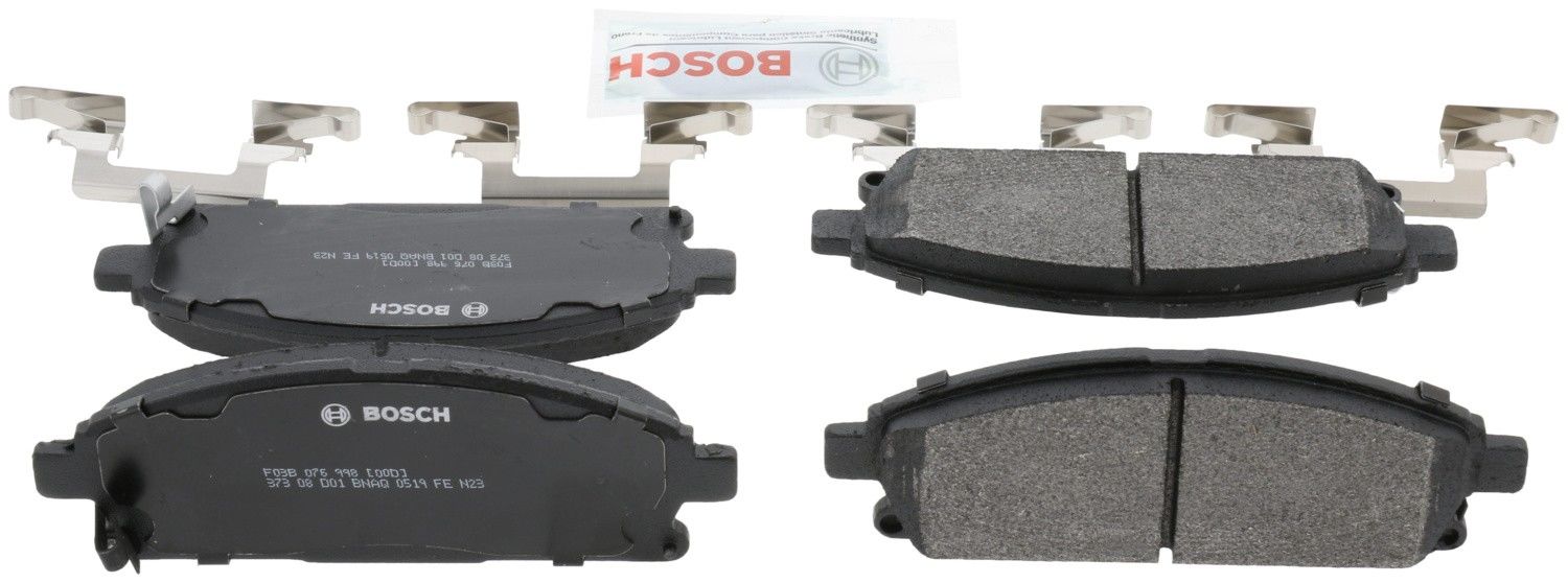 Back View of Front Disc Brake Pad Set BOSCH BP691